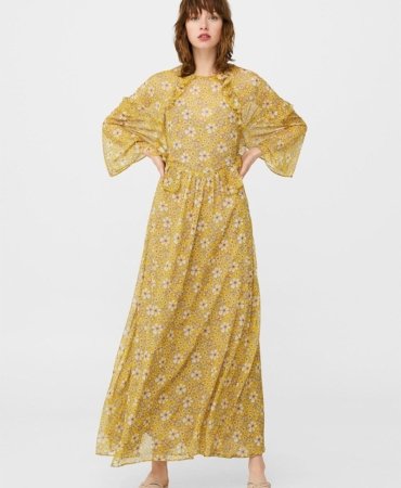 Bow polka-dot blouse