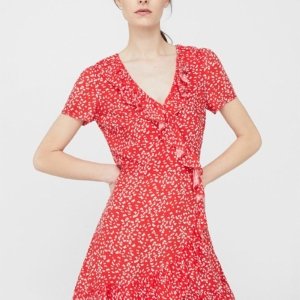 Floral Print Voile Bodysuit